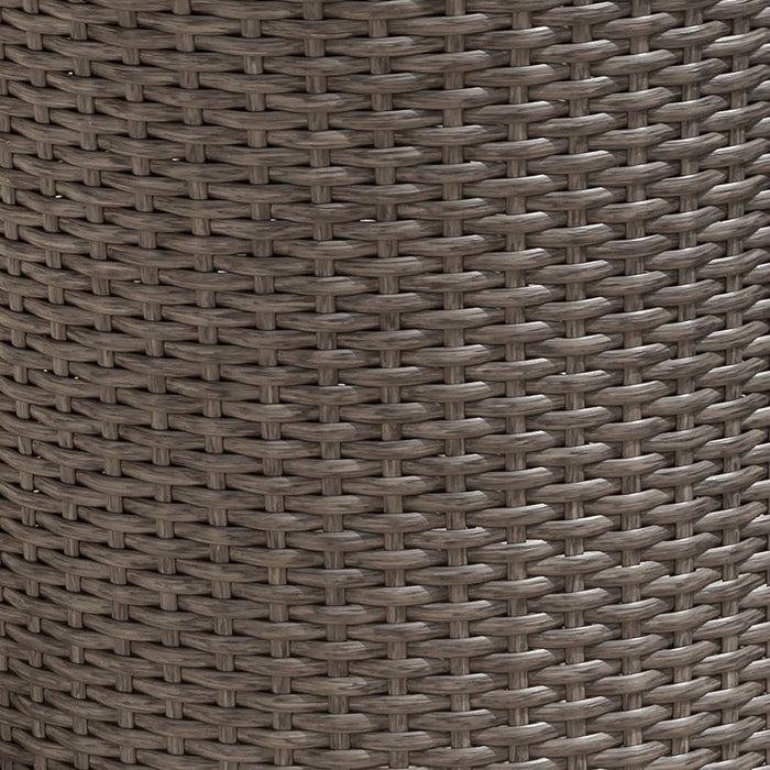 Barrel Side Table With Handcrafted Details