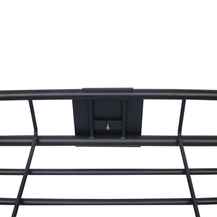 Motoring Rooftop Cargo Carrier Basket Steel, Universal Fit Roof Rack