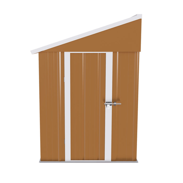 Weatherproof Storage Shed With Double Doors And Ventilation