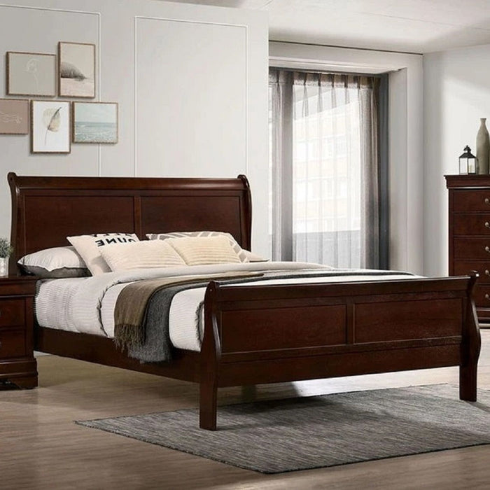Louis Phillipe Sleigh Bed