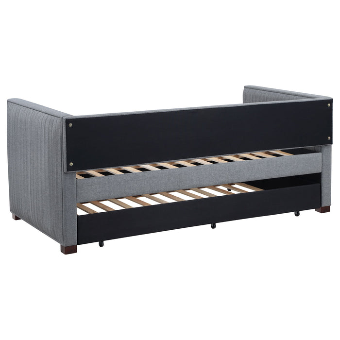 Vendman - Twin Daybed With Trundle - Gray