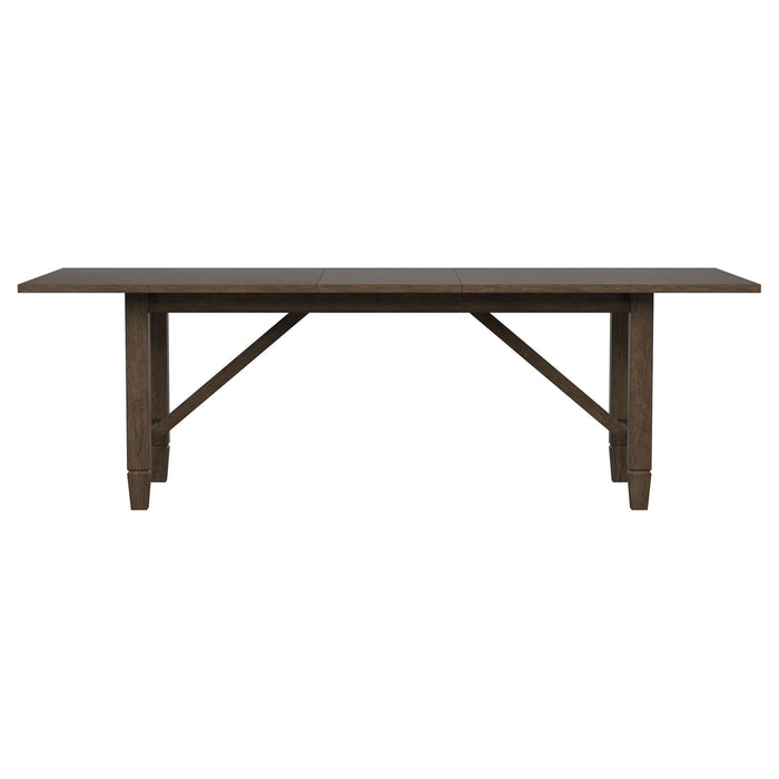 Jamie - Rectangular Dining Table With Extension Leaf - Light Brown