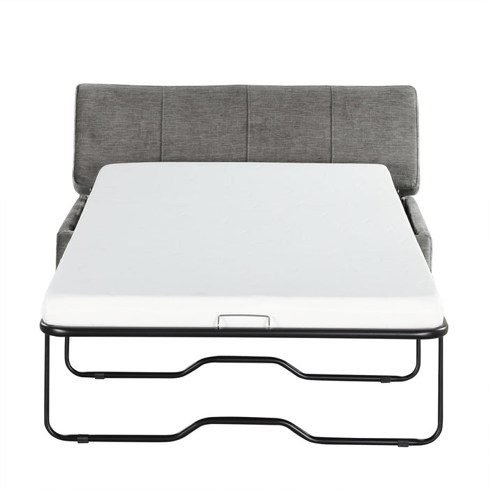 Twin Size Folding Ottoman Sleeper Bed With Mattress Convertible Guest Bed