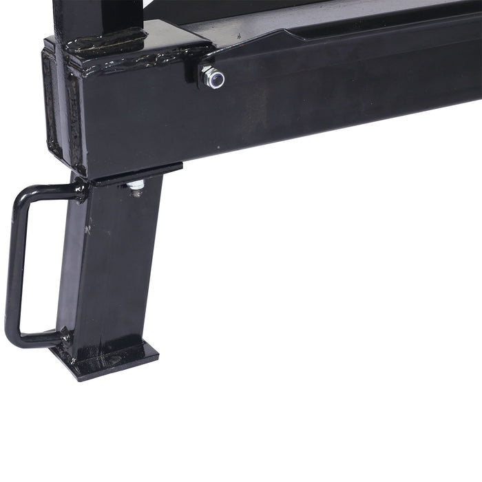 Portable Double Flywheel Electric Log Splitter 7 Ton Gas Log Splitter With Auto Return Steel - Gray