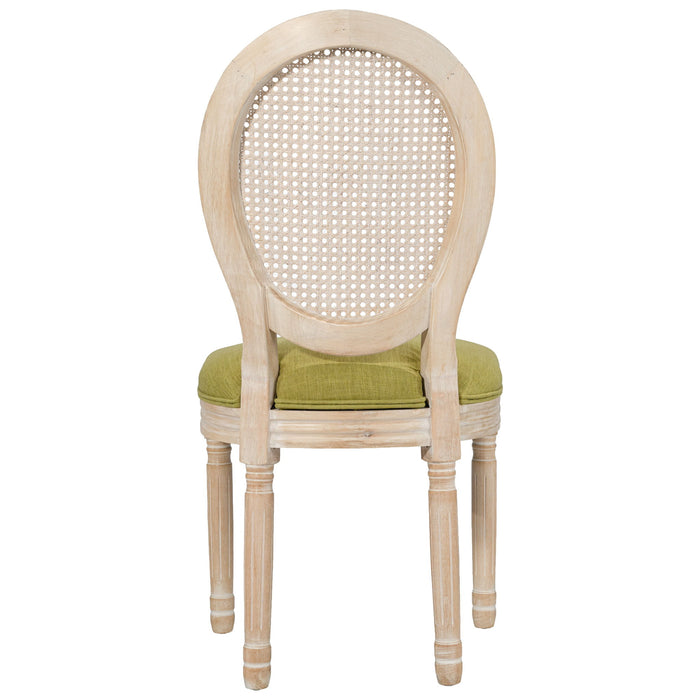 French Country Dining Chairs & Round Back (Set of 2)