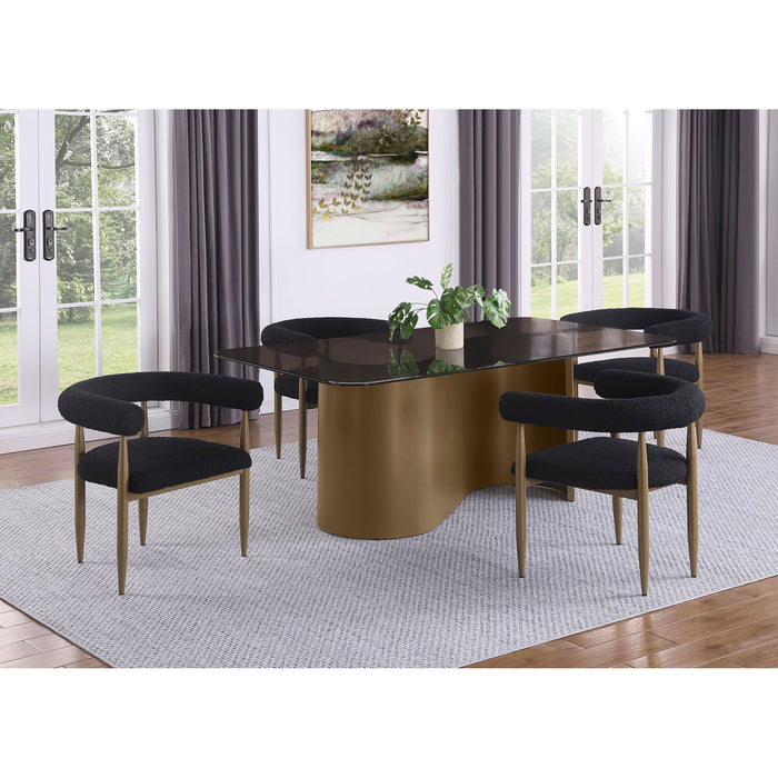 Crofton - Upholstered Dining Arm Chair (Set of 2) - Black