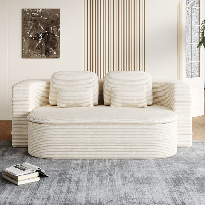 2 In 1 Foldable Sofa Bed With Multi Functional Blanket