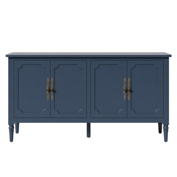 Vintage Buffet Cabinet With Adjustable Shelves