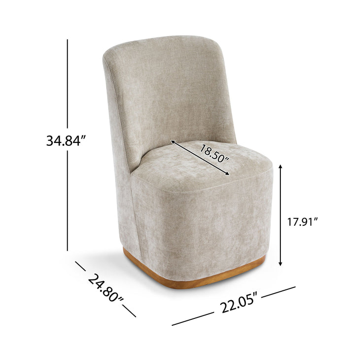 Indoor Upholstered Dining Chair (Set of 2)