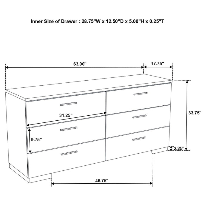 Dulcey - Bedroom Set & LED Lighting
