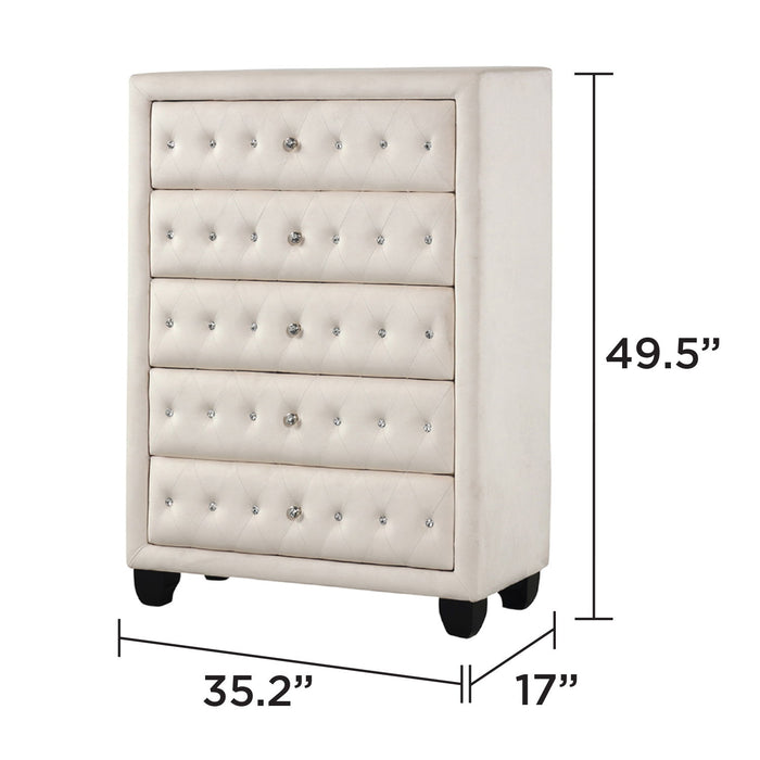 Sophia - 5 Drawer Chest