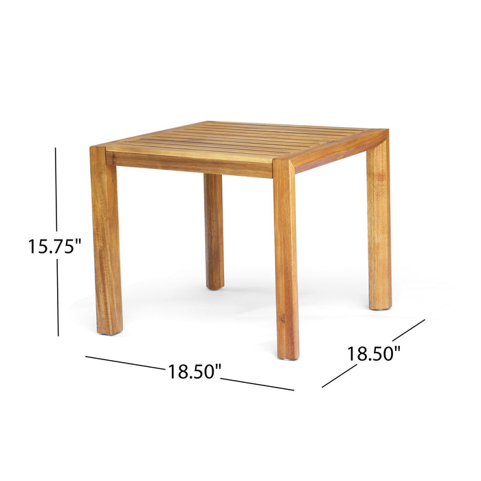 Celestaria - 3 Piece Outdoor Chat Set With Adirondack Chairs, Cushions And Side Table