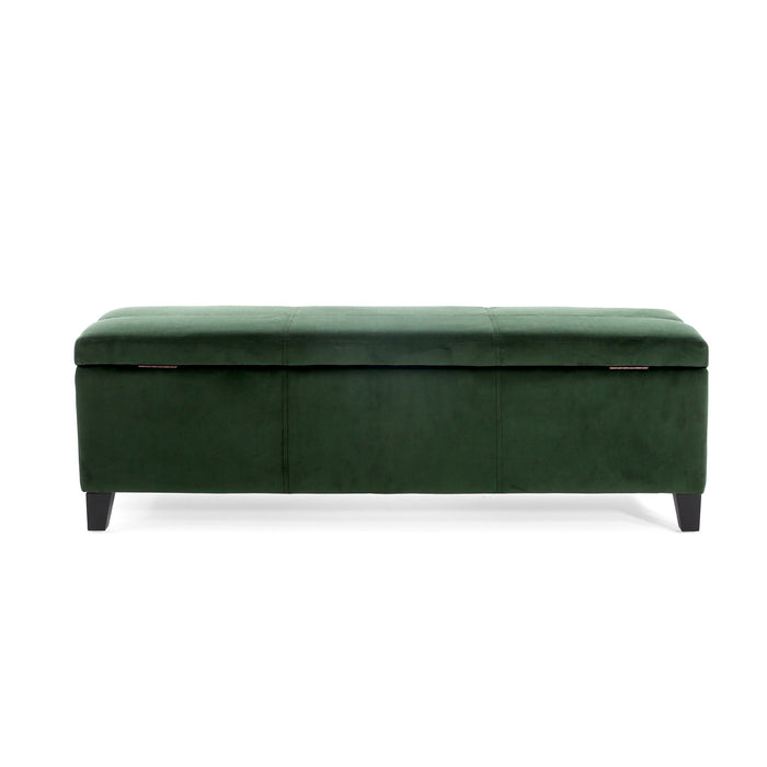 Upholstered Storage Ottoman Bench