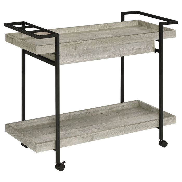Begonia - 1 Drawer Cart - Driftwood