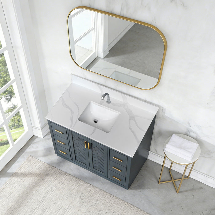 Bathroom Vanity Top With Undermount Single Bowl Sink