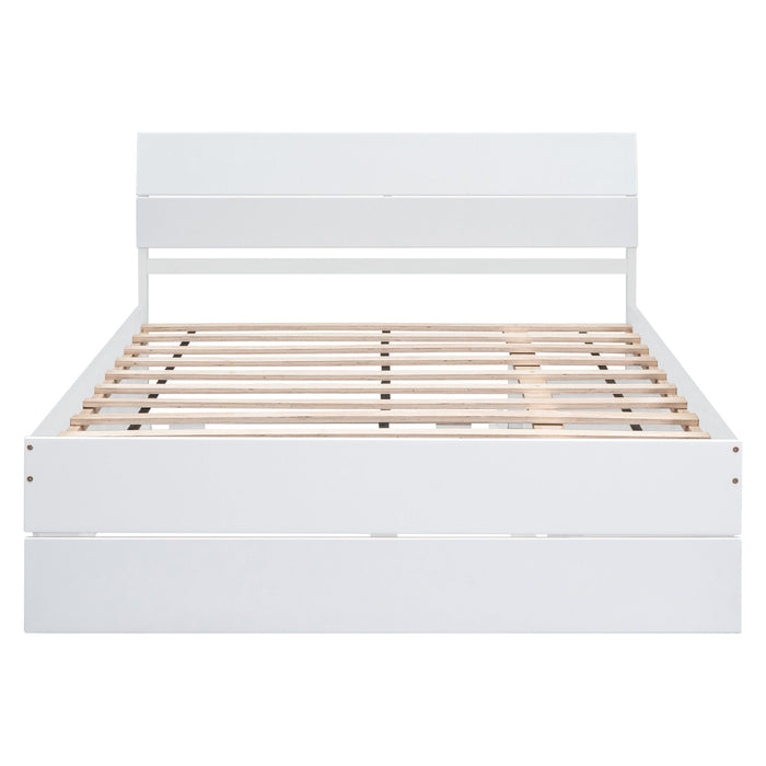 Modern Bed Frame With Headboard And Footboard