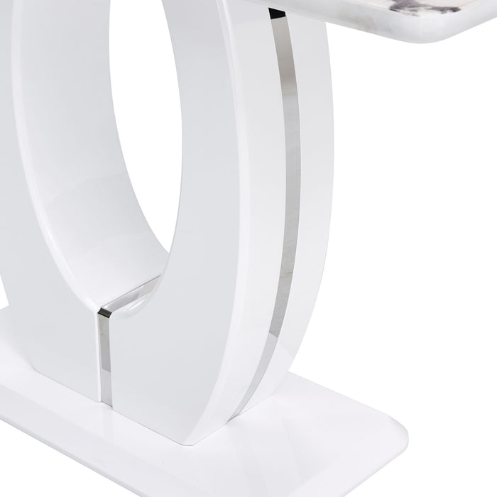 Modern Minimalist Rectangular Counter Bar Table