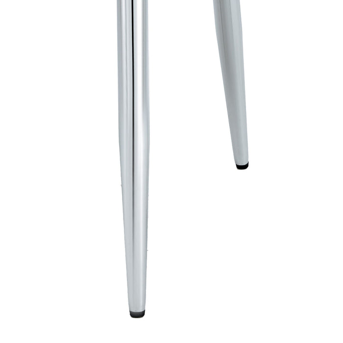 Modern Minimalist Dining Chairs With Metal Legs