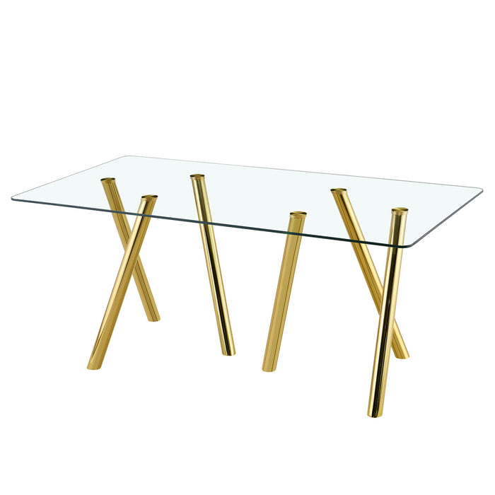 Dining Table With Transparent Surface