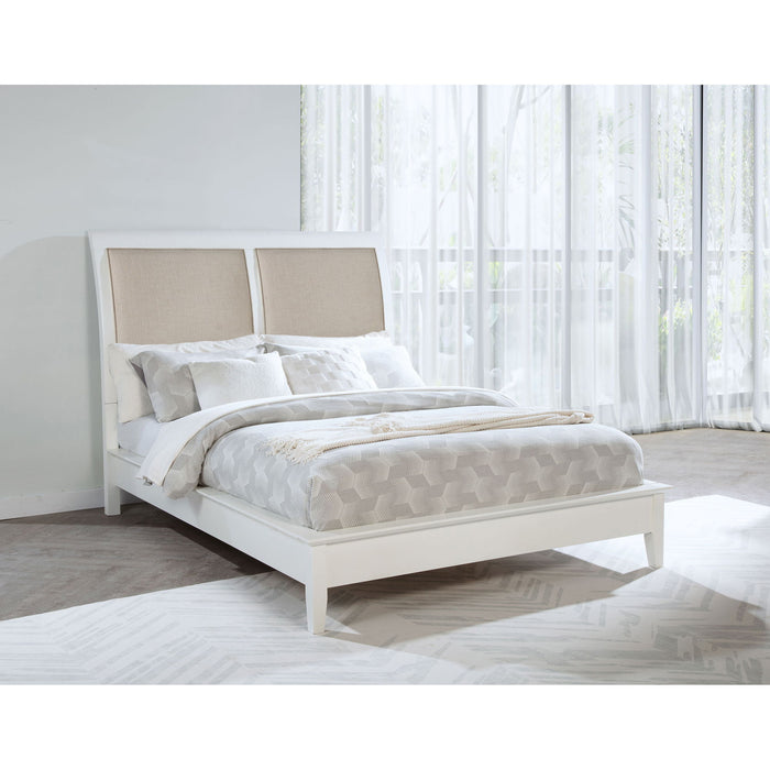 Talia - Queen Bed - White