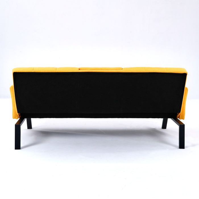 Sofa Bed With Foldable Design And Cup Holder