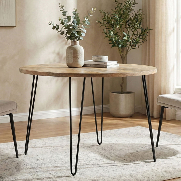 Hunter - Round Dining Table - Natural