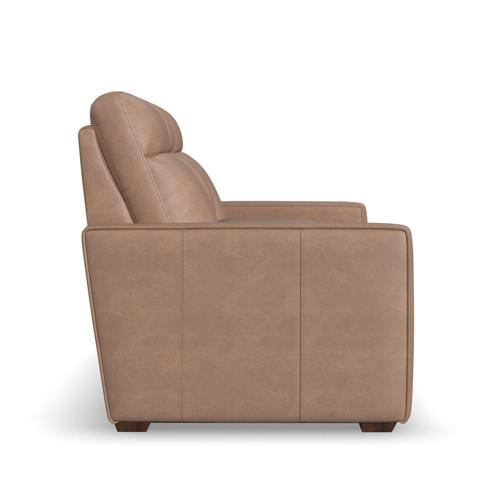Dutch - Power Reclining Loveseat With Console, Power Headrest & Lumbar