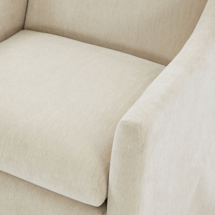 Luisa - Skirted Swivel Accent Chair