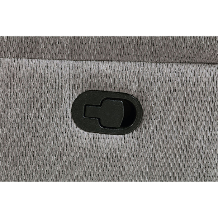 Sebring - Reclining Sofa With Manual Recline - Gray