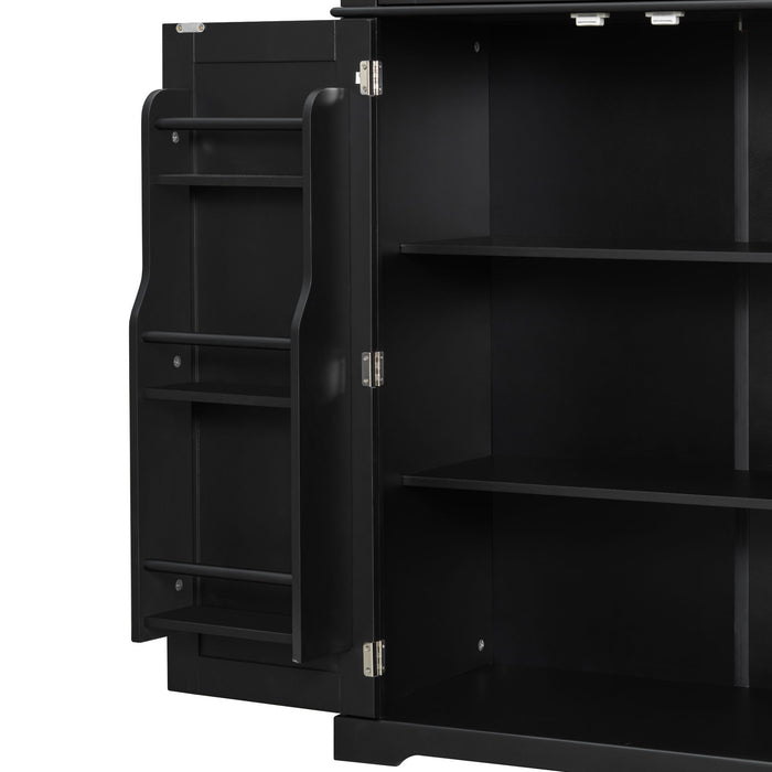 Bathroom Storage Cabinet With Multifunctional Storage Space, Drawer With Slide Rails, Adjustable Shelf