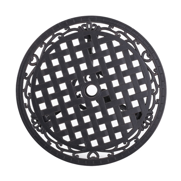 Bono Metal Bistro Set - Black