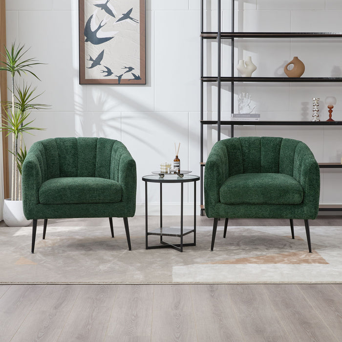 Vanity Barrel Accent Lounge Chair