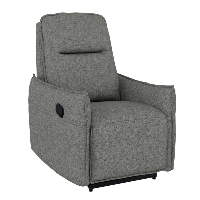 Justine - Manual Recliner - Charcoal