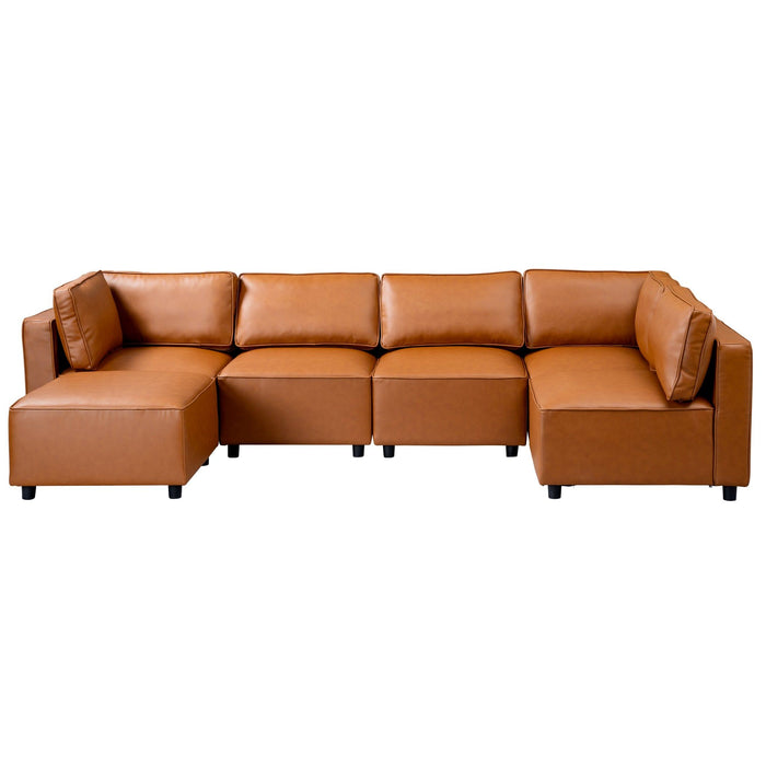 Reno - Modular Sofa - Cognac