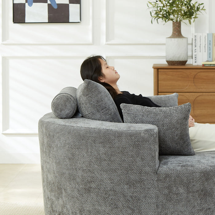 Single 360 Degree Swivel Chair For Living Room