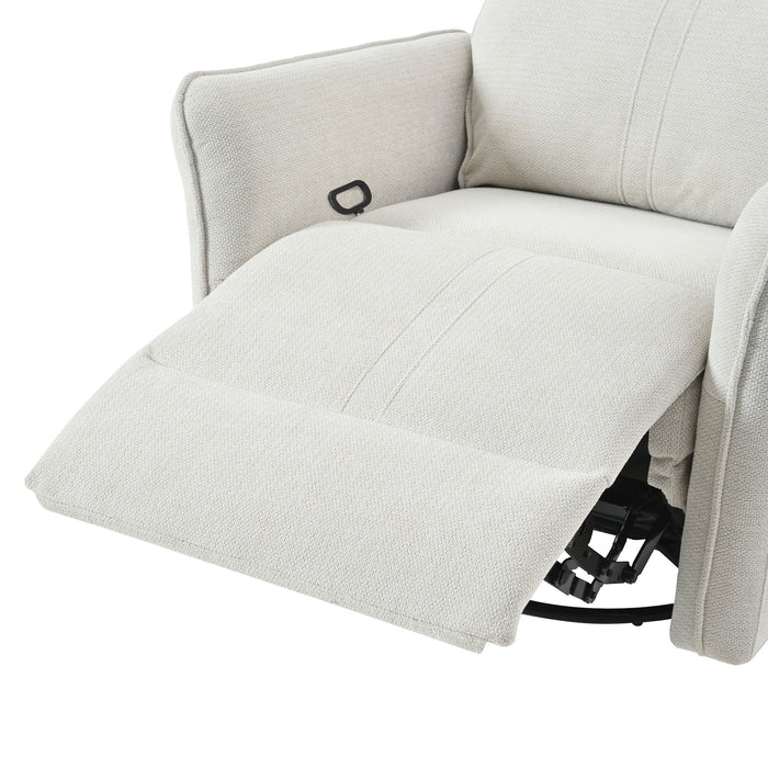 270° Power Swivel Rocker Glider Recliner Chair With USB Ports