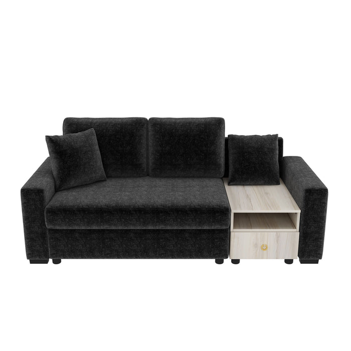 Modular Sofa Couch With Storage Armrest And Center Console