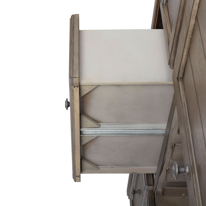 Rustic Two Tone Sever With Powerpack - Gray