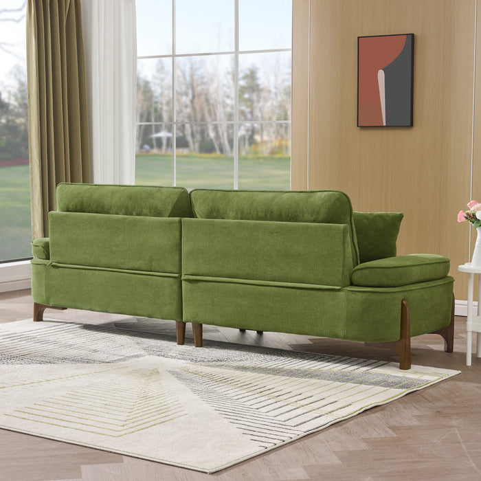 Comfortable Deep Seated Sofa With Pillows