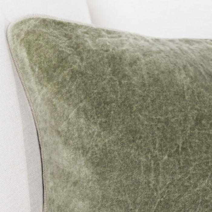 Heirloom Velvet - SLD Pillow - Moss