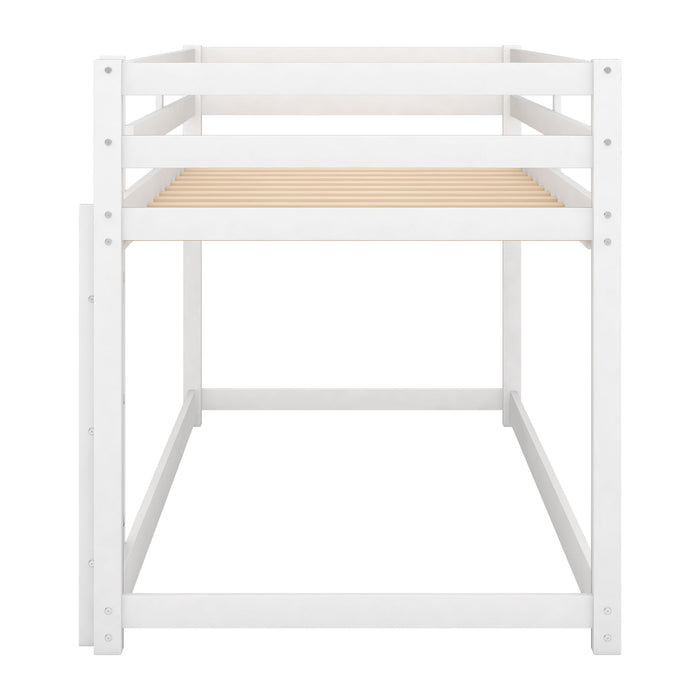 Floor Bunk Bed With Ladder