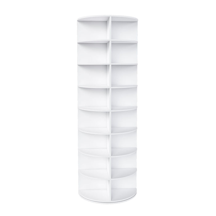 Rotating Shoe Rack Tower