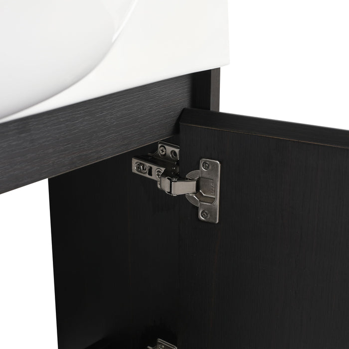 Freestanding Bathroom Vanity With Sink, Soft Close Door