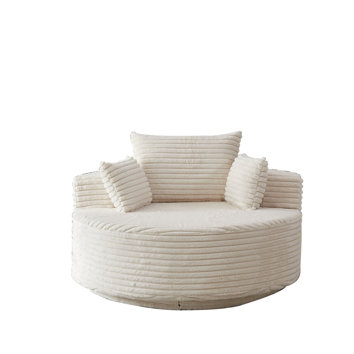 Swivel Chair With 360° Rotation For Living Room