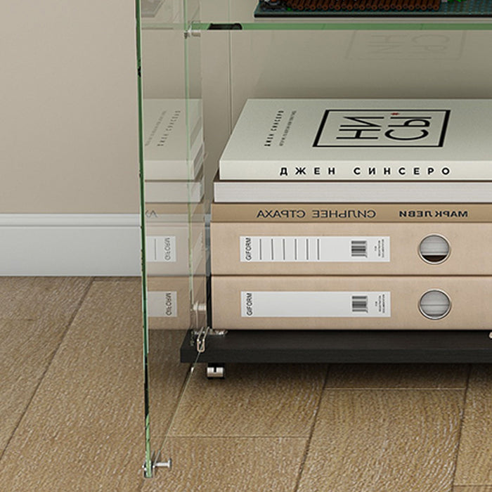 Premium 5 Tier Glass Display Case With 5 Dynamic LED Modes