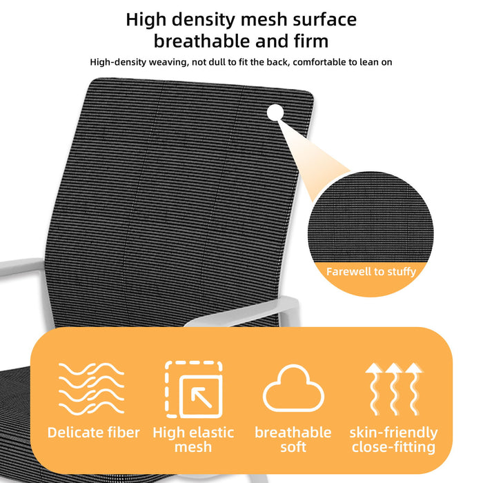 Minimalist Office Chair With Soft Backrest