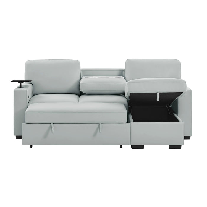 Tracey - Sofabed With Pullout - Silver