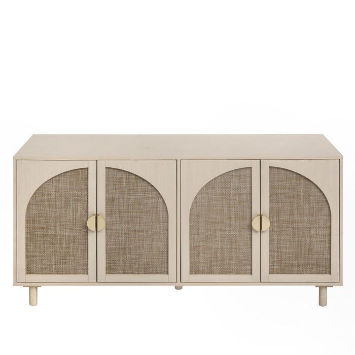 4 Door Cabinet, Customizable Storage System