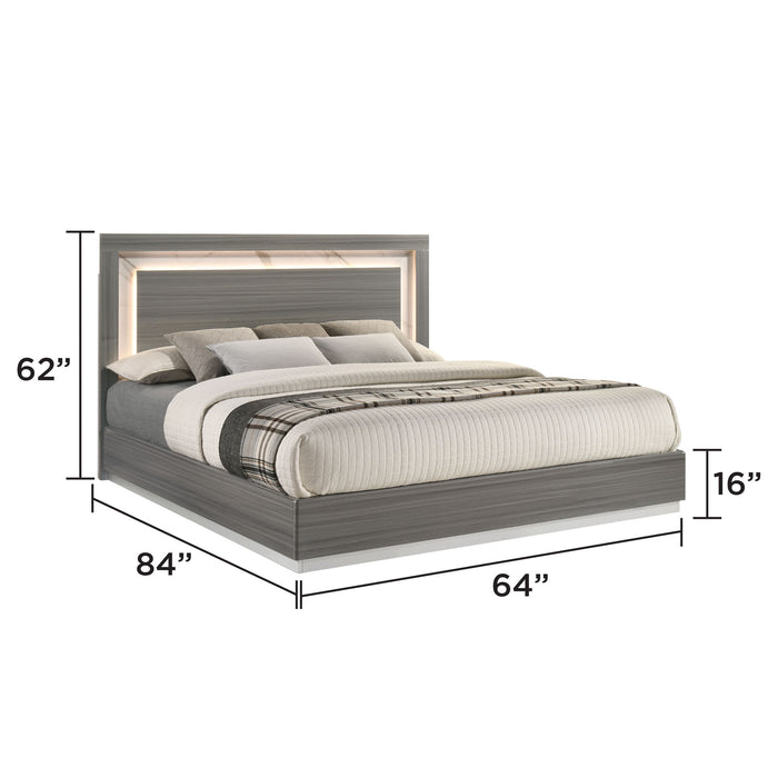 Altima - Bed With LED Headboard