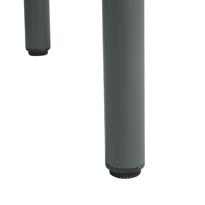 6 Piece Patio Set, Half Moon Outdoor Sectional Sofa With 2 High Low Coffee Tables, 4 Pillows & Cushions